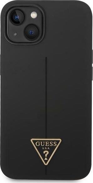 Produktbild Guess GUHCP14SSLTGK iPhone 14 6,1" czarny/black hardcase Silicone Triangle (Apple iPhone 14)