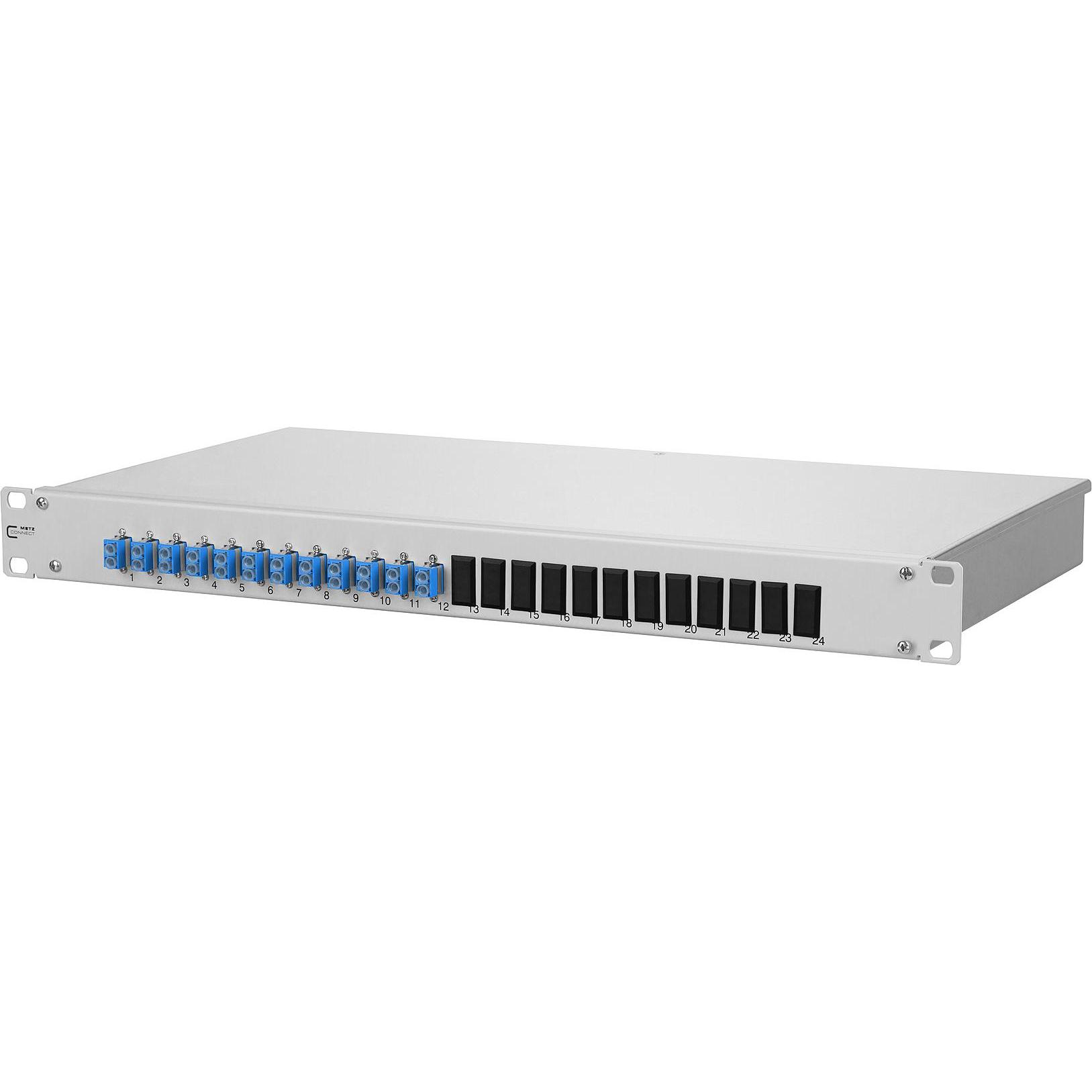 Metz Connect 1502507412-E OpDAT fix 1 HE 12xLC-D SM VIK/12 Kuppl/blau/Keramik, Server Zubehör, Blau
