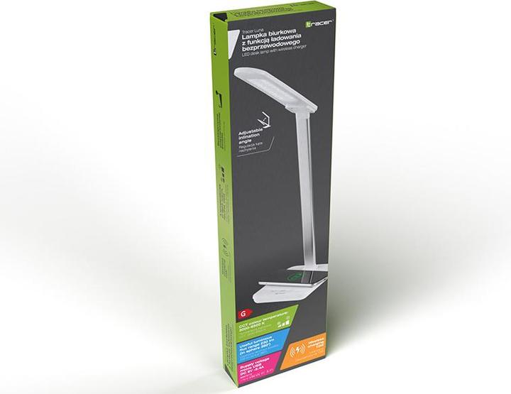 Actual product image Tracer table lamp Luna table lamp with 10W wireless charger (230 lm)