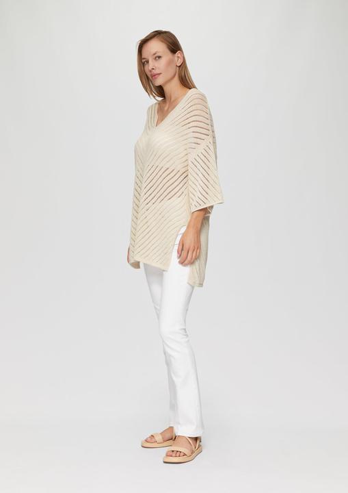 Actual product image S.Oliver Strickpullover Stricktunika mit Lochmuster (42)