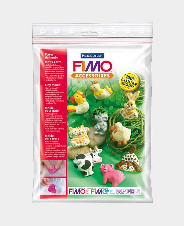 Image du produit Fimo Moule à motifs "Animaux de la ferme", 9 motifs