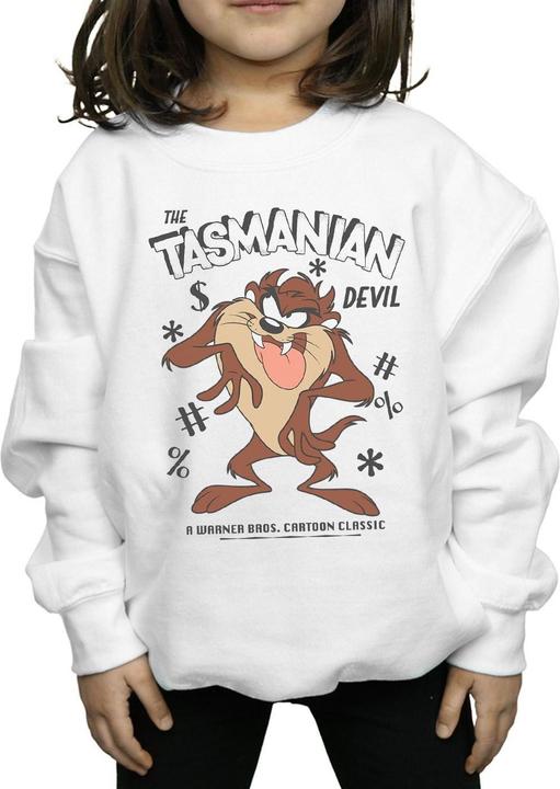 Produktbild Looney Tunes Vintage Tasmanian Devil Sweatshirt Mädchen (140, 146)
