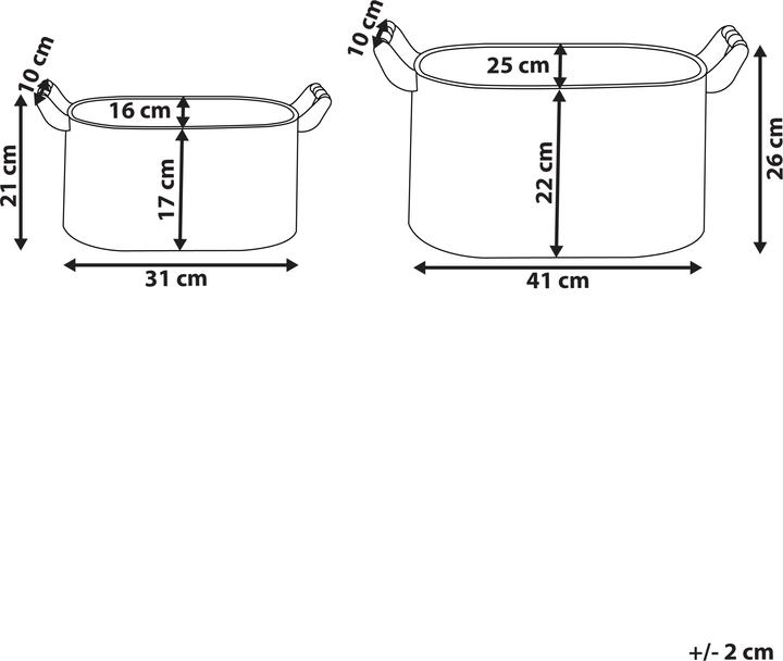 Produktbild Beliani Tulipe (16 x 31 x 21 cm)