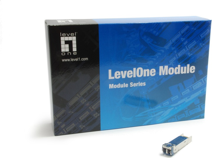Actual product image LevelOne MiniGBIC GVT-0301 SFP LX/LC Fiber SM 10km