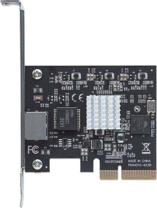 Actual product image Manhattan 10 Gigabit PCI Express network card 1 port (PCI Express 2.0 x2)