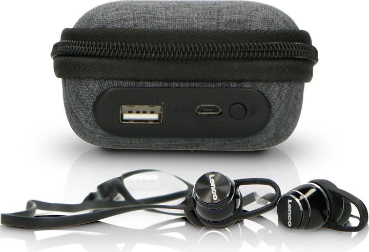 Actual product image Lenco EPB-160BK (No noise cancelling, 9 h, Wireless)