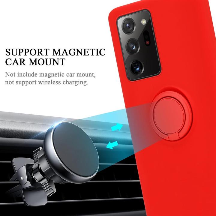 Image du produit Cadorabo TPU Liquid Ring Silicone Case Cover (Samsung Galaxy Note 20 Ultra)