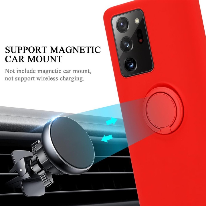 Actual product image Cadorabo TPU Liquid Ring Silicone Case Cover (Samsung Galaxy Note 20 Ultra)
