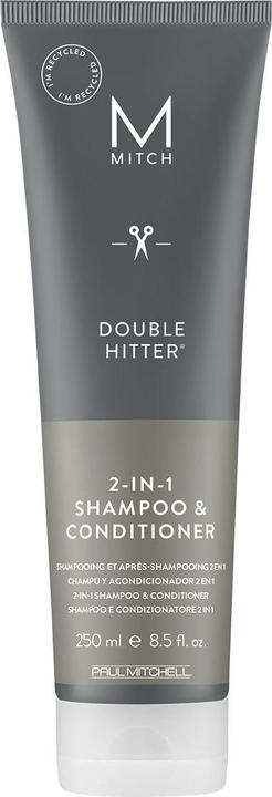 Paul Mitchell Mitch Double Hitter 2-in-1 Shampoo & Conditioner (250 ml, Liquid shampoo)