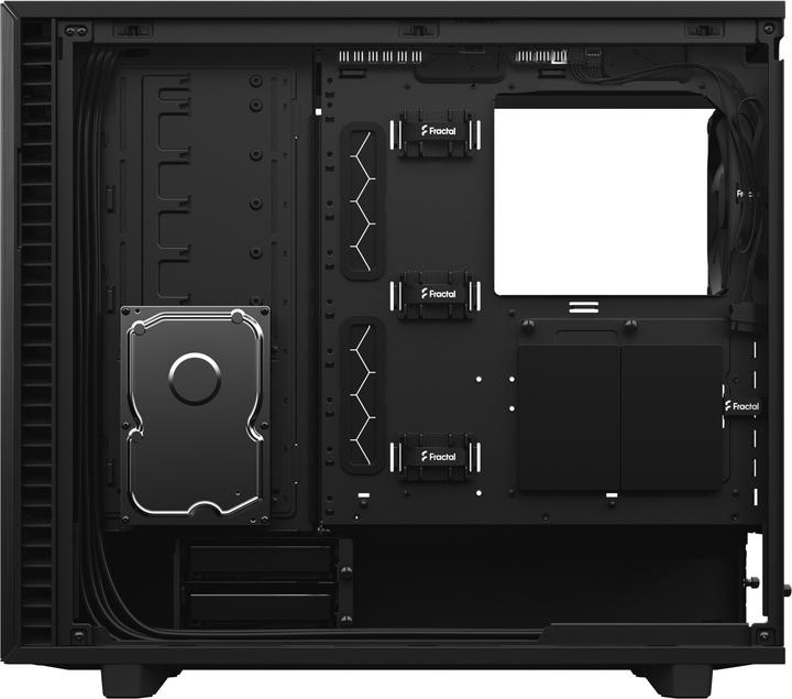 Actual product image Fractal Define 7 Black TG (ATX, mATX, Mini-ITX, E-ATX)