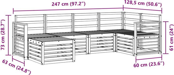 Produktbild vidaXL Outdoor-Sofa
