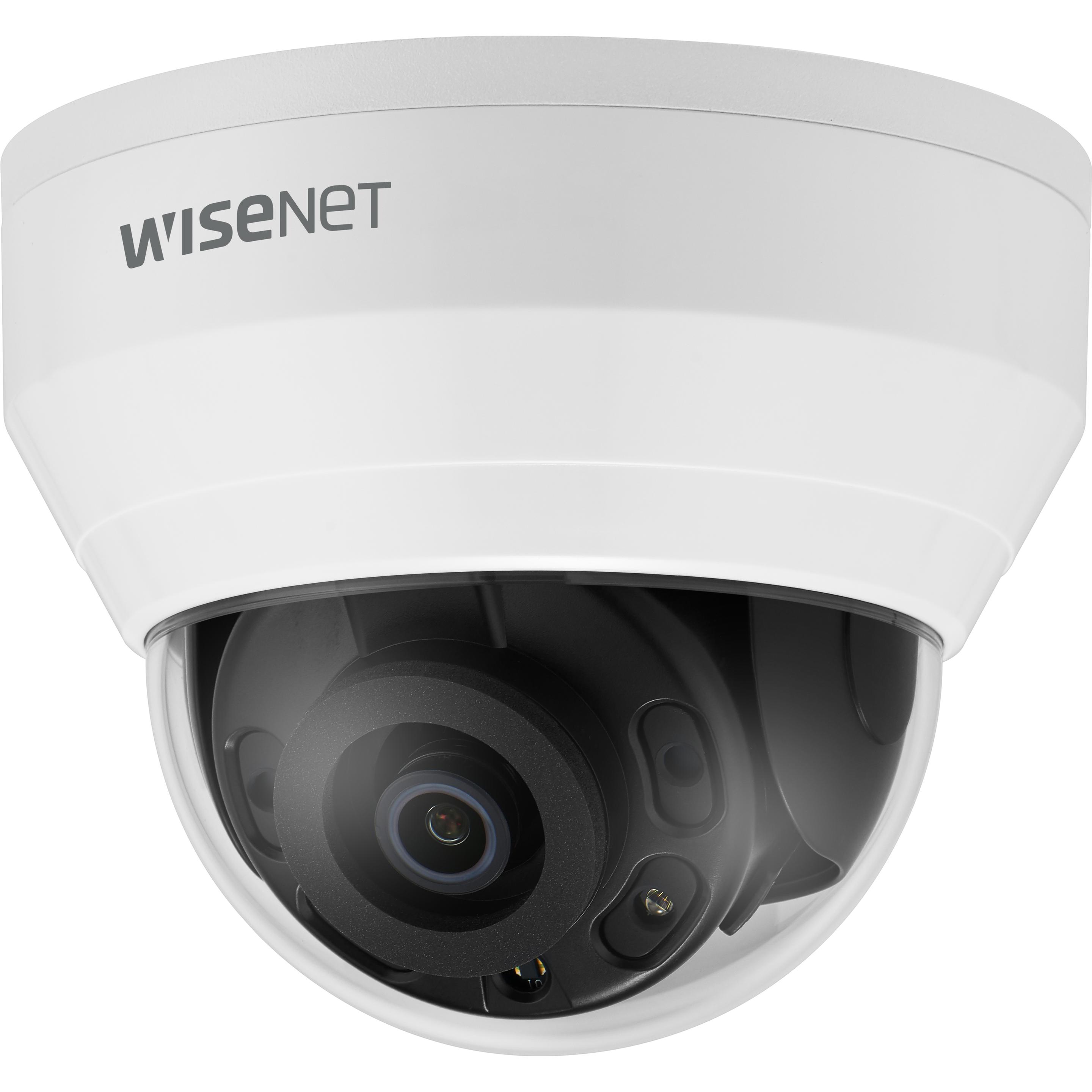 Hanwha Bianco Qnd-8020R Telecamera A Cupola Ind. 5Mp Poe Ir (2592 X 1944 Pixel), Telecamera Di Rete,