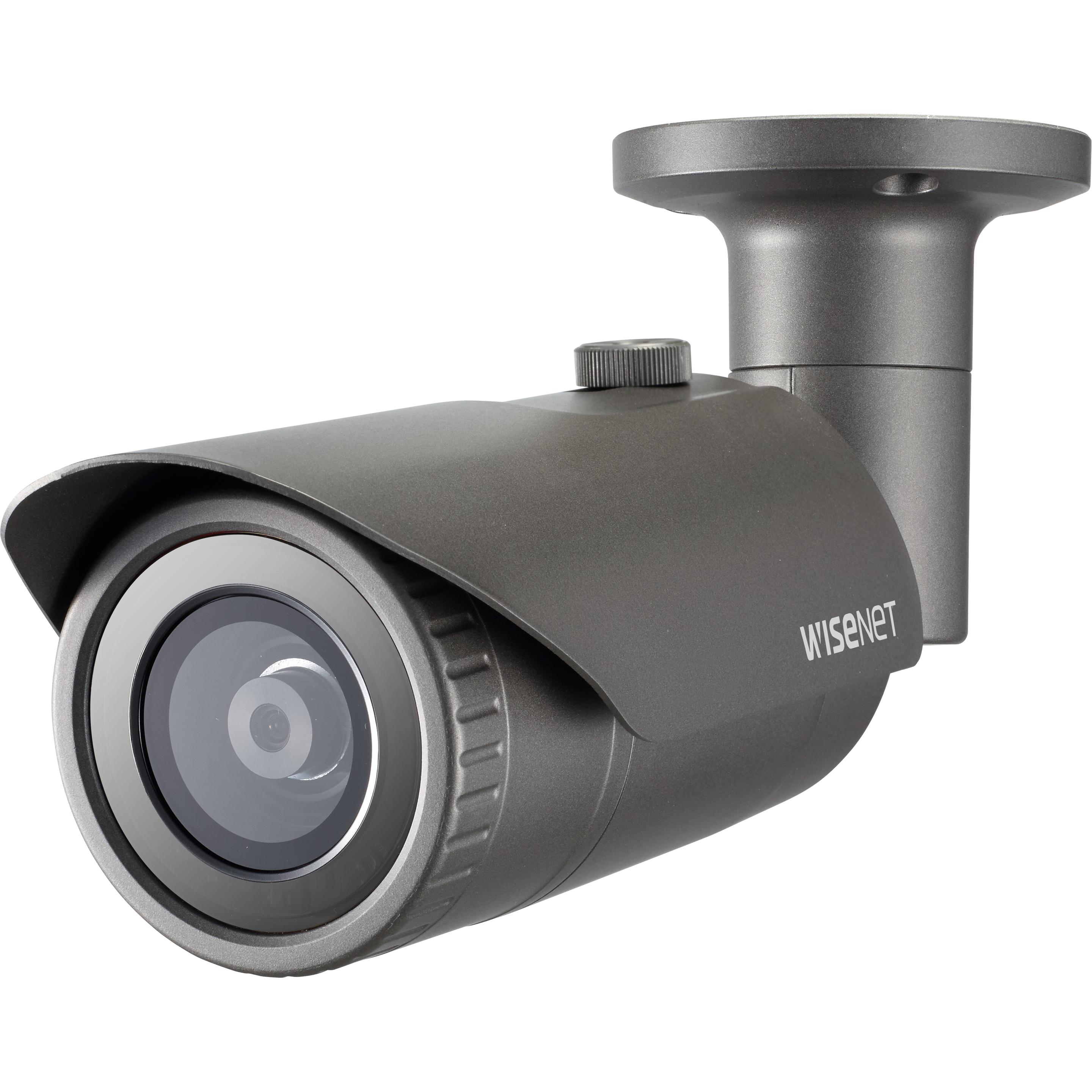 Hanwha Grigio Qno-8010R Telecamera Bullet Fuori. 5Mp Poe Ir Ik10 (2592 X 1944 Pixel), Telecamera Di Rete,