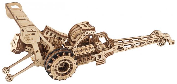 Actual product image Ugears 70174 - Dragster, 321 components