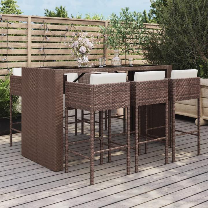 Actual product image vidaXL Gartenbar Set (185 x 80 x 110 cm)