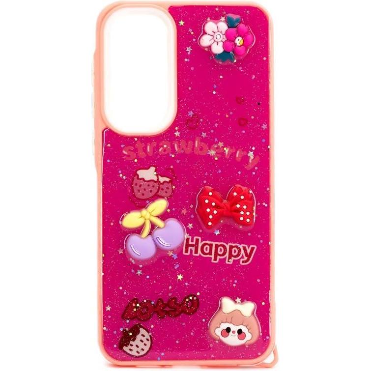 iLike Galaxy A55 COPERTURA CARTOON EPOXY (Samsung Galaxy A55), Cover smartphone, Rosso