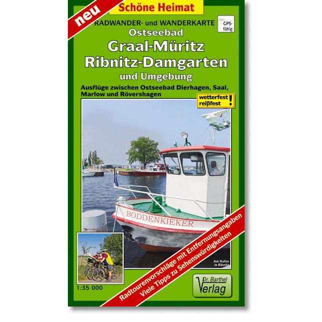 Doktor Barthel Karte Ostseebad Graal-Müritz, Ribnitz-Damgarten und Umgebung, Landkarte