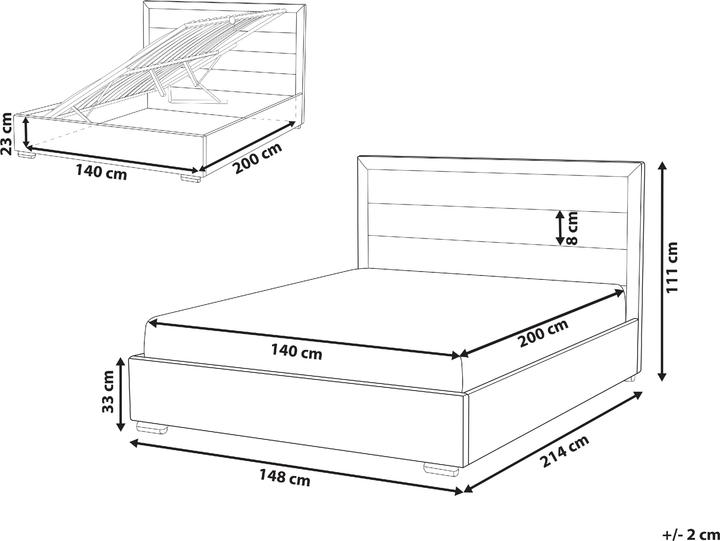 Actual product image Beliani Rouen (140 x 200 cm)