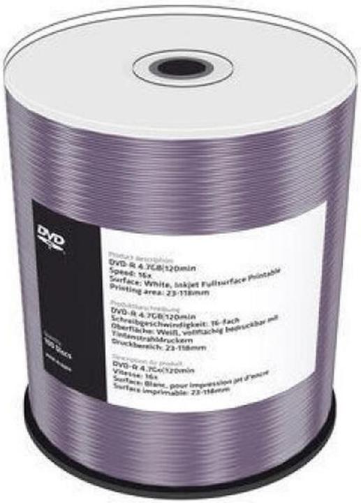 Image du produit MediaRange MR413 DVD-R 16x, Cake 100 (100 x)