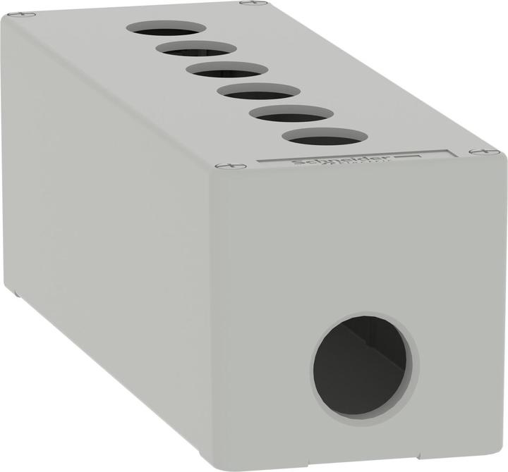 Produktbild Schneider Electric XAPD4506 Leergehäuse XAP Metall grau für 6x22mm - CSA (Gehäuse)