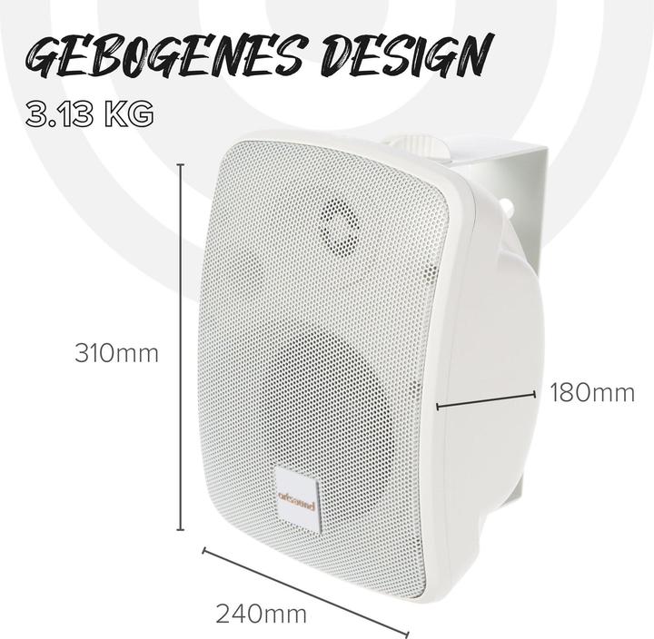 Produktbild Artsound ASW65.2 W luidspreker Wit (Passiv)