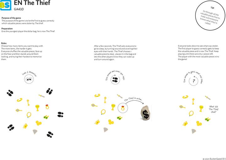 Produktbild BS Der Dieb (Deutsch, Englisch, Französisch, Italienisch, 1 - 10 Spieler)