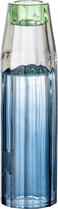 Actual product image Bloomingville Rina Candlestick, Blue, Glass