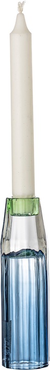 Actual product image Bloomingville Rina Candlestick, Blue, Glass