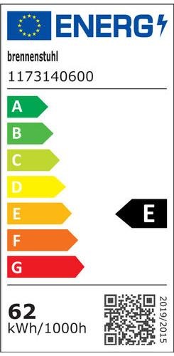 Energie-Label Brennenstuhl LED Hybrid Strahler (6200 lm)