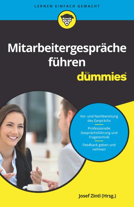 Produktbild Mitarbeitergespräche führen für Dummies (Deutsch, Clemens Schlich, Josef Zintl, Judith Junk, 2018)