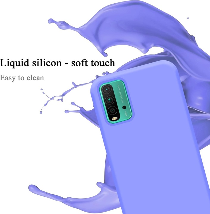 Actual product image Cadorabo TPU Liquid Silicone Case Cover (Xiaomi Redmi 9T, Xiaomi Poco M3)