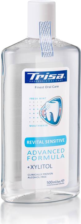 Actual product image Trisa Revital Sensitive (500 ml, Mouthwash)
