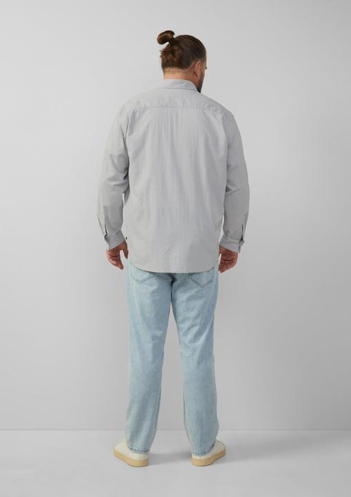 Actual product image S.Oliver Hemd Strukturiertes Hemd aus Seersucker (XXL)