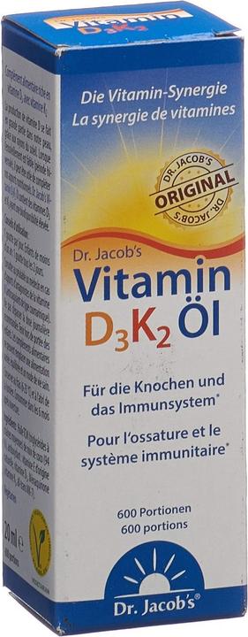 Produktbild Dr. Jacob's Vitamin D3 K2 (1 Stück, Öl, 61 g)