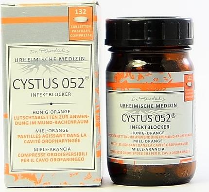 Produktbild Cystus 052 Infektblocker mit Zystrose HonigOrange (132 Stück, Tabletten, 185 g)