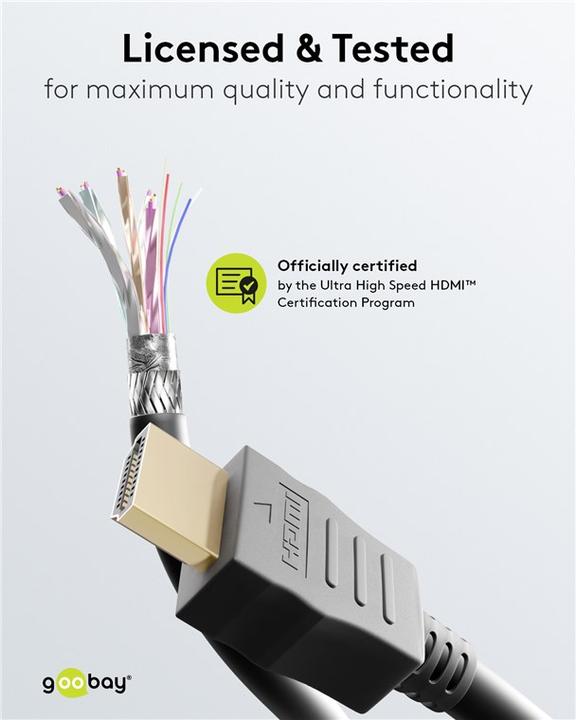 Produktbild Goobay HDMI – HDMI (1 m, HDMI, 2.1)