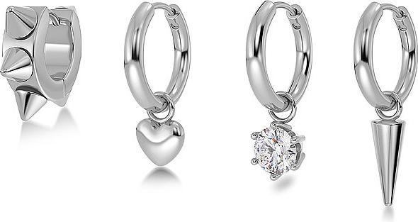 Immagine prodotto Edblad Ohrringe PEAK HOOPS ICON ONE HEART Steel (Metallo)