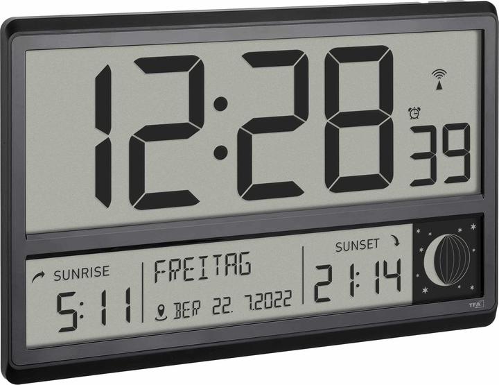 Produktbild TFA Digital Funk-Wanduhr