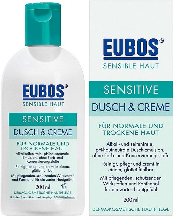 Actual product image Eubos Sensitive shower and cream (400 ml)