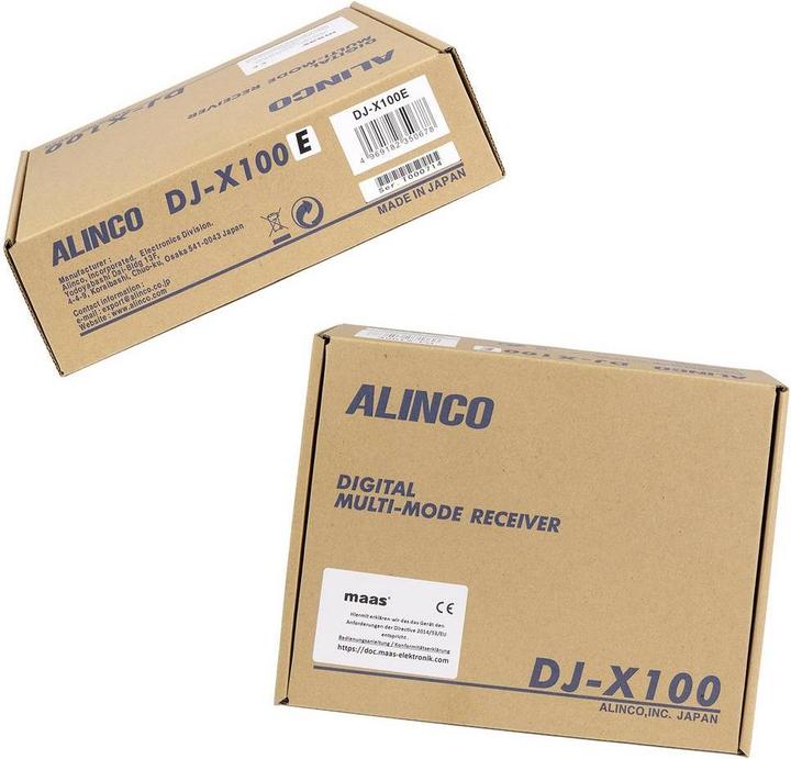 Immagine prodotto Alinco DJ-X100E – Digitaler Multi-Mode Breitband-Empfänger mit USB-C und GPS