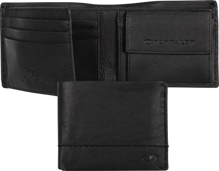 Actual product image Tom Tailor Kai wallet RFID leather 10 cm