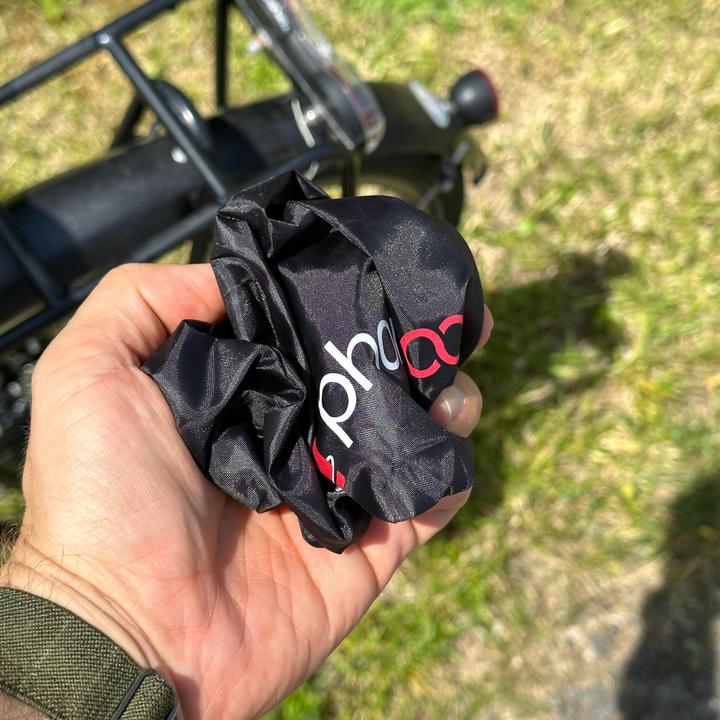 Actual product image PhoneLook Protective cover for the bicycle saddle
