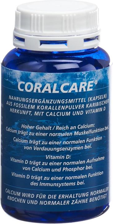 Actual product image CoralCare Caribbean origin with vitamin D3 capsule 1000 mg VitD3 (120 Piece, Capsules, 160 g)