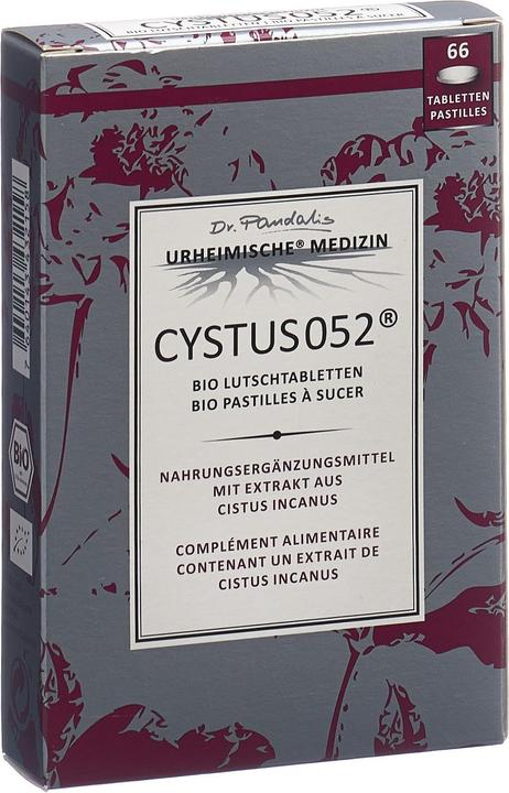 Image du produit Cystus Comprimés à sucer bio (66 pièce(s), Cachets, 56 g)
