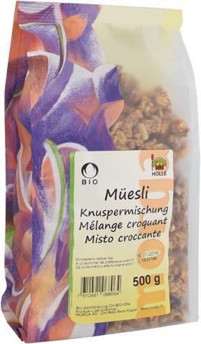 Actual product image Holle Muesli crunchy mix organic (500 g)
