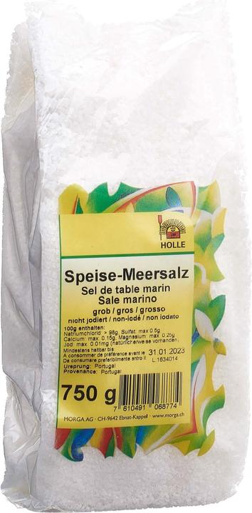 Produktbild Holle Meersalz grob (750 g)