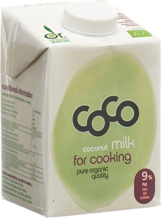 Actual product image Dr. Antonio Martins Coco Milk for cooking organic (1 x 50 cl)