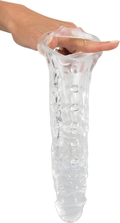 Actual product image You2Toys Clear Penis Sleeve