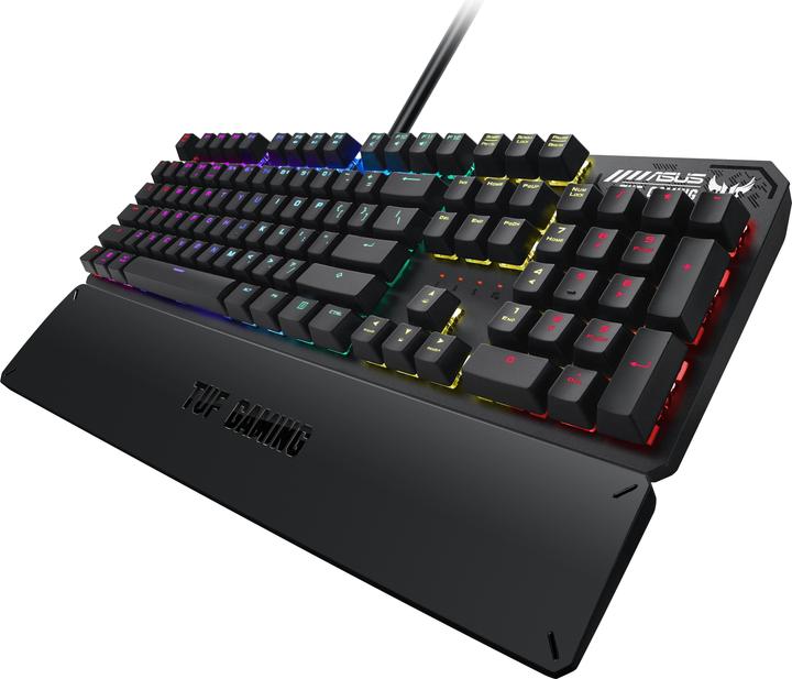 Actual product image ASUS TUF Gaming K3 Keyboard USB (US, Cable)