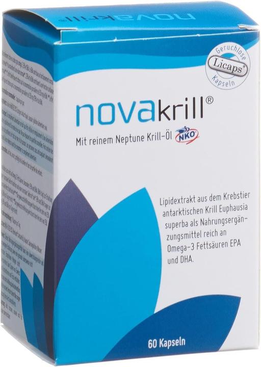 Produktbild Novakrill Krillöl Kapsel 500 mg (60 Stück, Kapseln, 70 g)